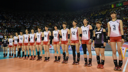 Pic from FIVB with real Japanese volleyball players! I dunno what happened to the men's team though